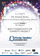 Private Dentistry Finalist 2013